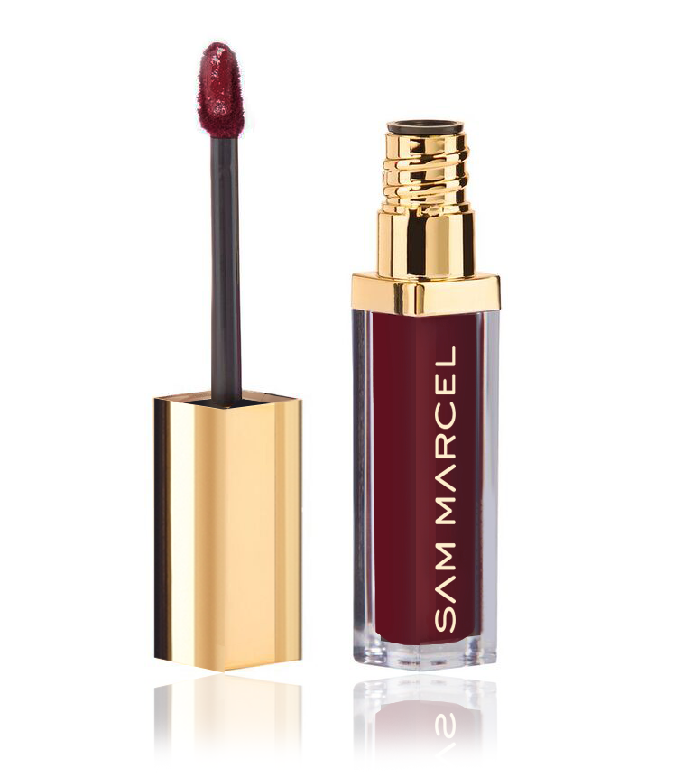 Sam Marcel Cosmetics Colette Liquid Lipstick, Dark Brown